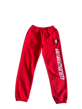 Load image into Gallery viewer, greyarea™️ “LIGHTCLUB” sweatpants (Scarlet Red)