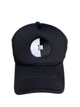 Load image into Gallery viewer, “OG” Logo Trucker (STEALTH Blacc)
